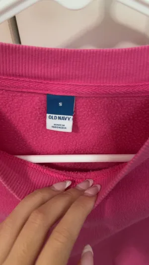 Old Navy Pink Crewneck thumbnail 2