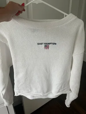 East Hampton Cropped Knit Sweater thumbnail 2