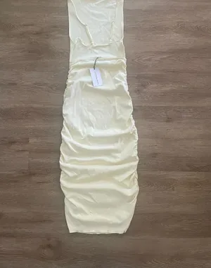 WeWorewhat Ruched Midi Dress thumbnail 3