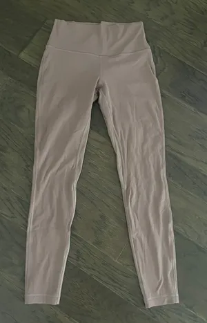 Lululemon High-Waist Women's Leggings in pink (dusty rose) thumbnail 1