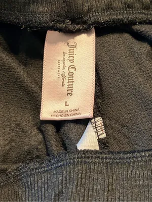 Juicy Couture Black Velour Lounge Pants thumbnail 6