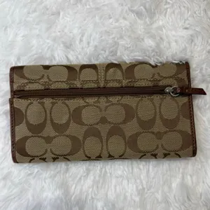 y2k Coach Brown Signature Wallet thumbnail 2