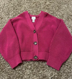 Pink Sweater Cardigan thumbnail 1