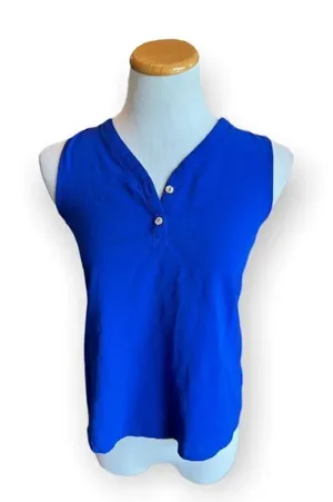 Womens Anthropologie PaperMoon Paper Moon Sleeveless Cutout Back Top - Sz S thumbnail 1
