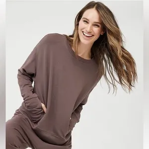 Offline by Aerie brown sweatshirt thumbnail 1