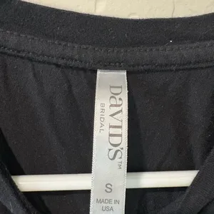 David's Bridal Black “Bride’s Babes” Top thumbnail 3