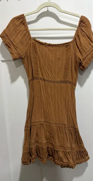 American Eagle Tan knit mini dress thumbnail 1