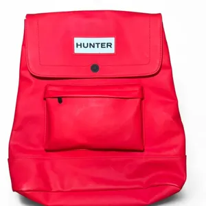 Hunter x Target Red Rubber Backpack NWT Waterproof Festival Bag Logo thumbnail 8