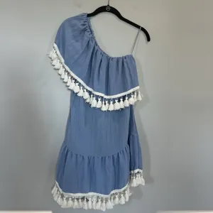 Suboo One Shoulder Frill‎ Dress in Playa Size 4 Revolve thumbnail 3