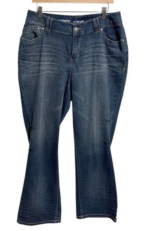Lane Bryant Distinctly Bootcut Jeans Women Blue Wash Size‎ 14 thumbnail 1