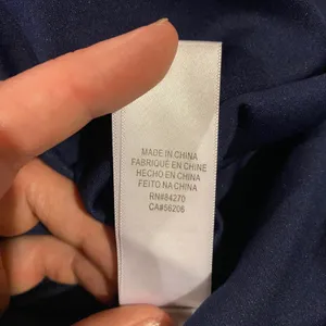 David's Bridal Navy Maxi Dress Spaghetti Strap Side Drape Formal Gown Size‎ 6 thumbnail 7