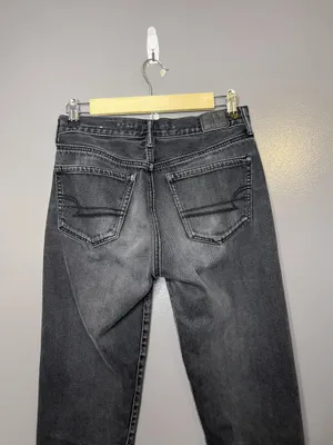 American Eagle Outfitters Boyfriend Jeans Womens 4 Gray High Rise Charcoal Denim thumbnail 5