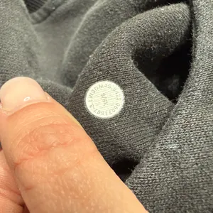 Lululemon Scuba Oversized‎ Half-Zip Hoodie Women XS/S Black Fair Stained LW3DM4S thumbnail 3