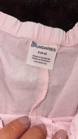 No boundaries cotton pull on pink shorts with bows thumbnail 7
