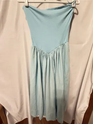 Free People Onda Drop-Waist Tube Midi Dress Slim Pull On New XS thumbnail 6