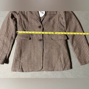 Petal + Pup Brandy Blazer XS Brown Houndstooth Jacket NWT Workwear thumbnail 3