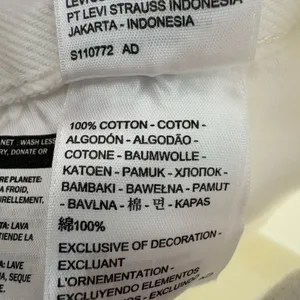 Levi’s‎ 501 White Distressed Button Fly Jeans Size 32 EUC thumbnail 12