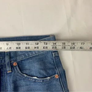 GAP size 26 2 maxi denim skirt womans casual ankle jean preppy mom thumbnail 6