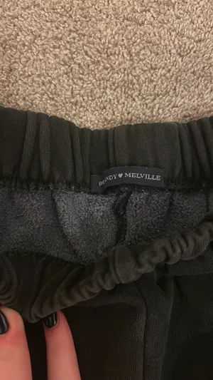 Black Brandy Melville Sweatpants thumbnail 2
