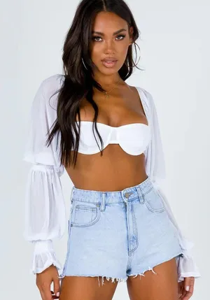 Princess Polly Lolita Top White thumbnail 1