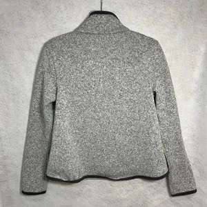Lululemon Its Fleecing Cold Zip Up Jacket Heathered White Gray Women Size 6 EUC thumbnail 10