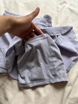 Buffbunny Light Purple Double-Layer Running Shorts thumbnail 6