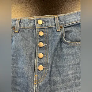 Reformation Cynthia Button Fly High Rise Straight Jeans Sz 26 thumbnail 9