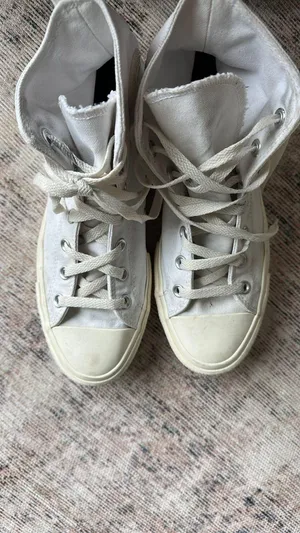 Converse Custom Cream And White High Top thumbnail 3