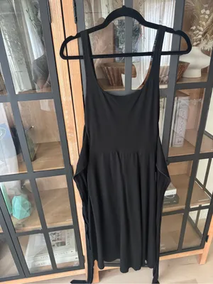 Reformation August Midi Dress tie front adjustable scoop round neck tencel wrap thumbnail 10