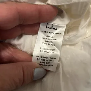 Lulus Chasing Summer White Swiss Dot Tie Back Maxi Dress thumbnail 11