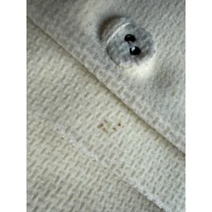 Miss Sixty Women Cream Wool Blend Textured Button Front Coat Jacket XS W792 4353 thumbnail 12
