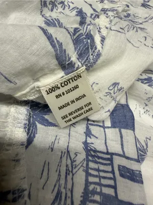 True Destinations Resort Wear Printed Beach Scene Mini Dress/Coverup size medium thumbnail 4
