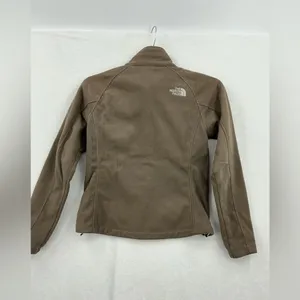 The North Face Tan and White Fleece Jacket 590 thumbnail 5