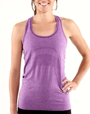 Lululemon Run: Swiftly Tech Racerback Tank Heathered Tender Violet Size 6 thumbnail 1