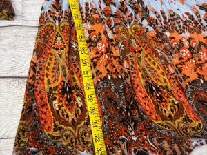 Miss Me Women's Sz L Boho Paisley Western Tunic Drawstring Waist Lined Top thumbnail 8