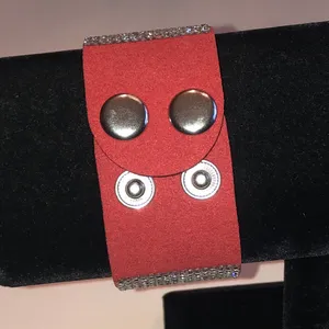 Crystal Pave Wide Cuff Bracelet thumbnail 2