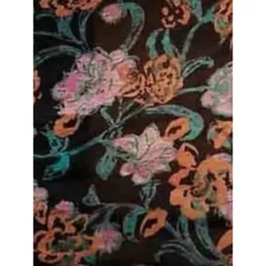 Free People See It Through Maxi Dress in Black Combo Large Floral Prairie Boho thumbnail 14