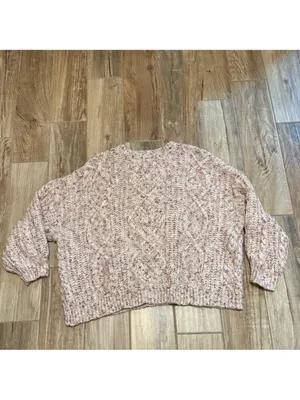 POL Chunky Crewneck Knit Sweater thumbnail 3