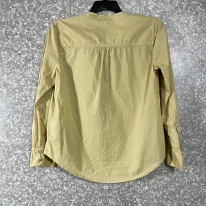 J Crew Reimagined Long Sleeve Lightweight Henley Top - Size Small - Yellow/Green thumbnail 8