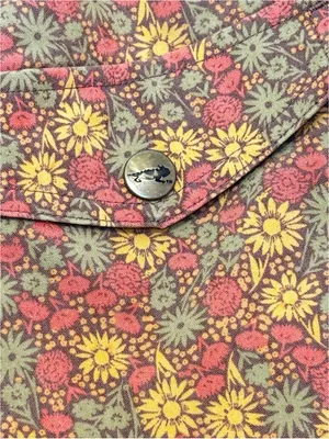 Toad & Co Boundless Brown Pink Green Floral Shorts Boho Granola Outdoor Smal thumbnail 4