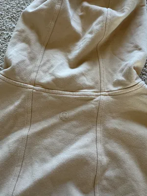 Lululemon beige scuba full zip thumbnail 4