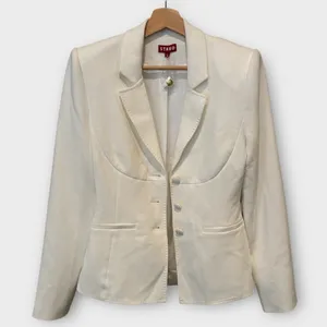 NEW STAUD Carson Paneled Stretch-Crepe Blazer Size Medium thumbnail 6