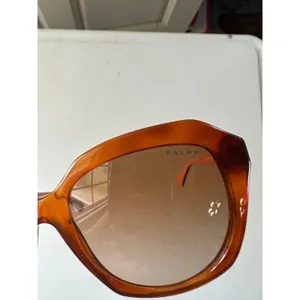 Ralph By Ralph Lauren RA 5255 Red Havana Oversized Square Frames Sunglasses thumbnail 5
