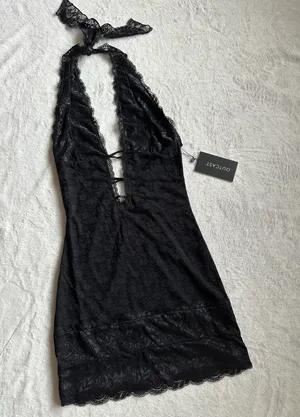 Outcast Clothing India Mini Dress Black thumbnail 4