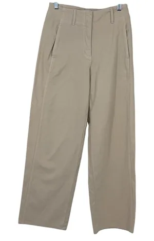 Wilfred Free Aritzia Beige High‎ Rise Wide Leg Chino Pants Size 6 thumbnail 1