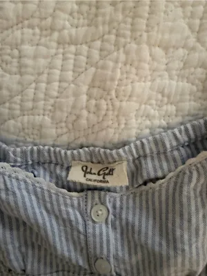 Brandy Melville Light Blue & White Striped Cami and Short Set thumbnail 2
