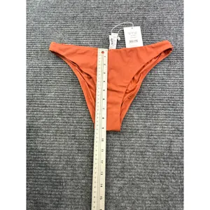 Andie Swim The Symi Bottom Cedar Orange Ruched Cheeky Bikini Bottom AB431 Small thumbnail 5