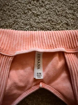 Coral/pink crop top thumbnail 3