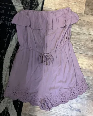 Mossimo Supply Co Purple sleeveless romper size medium thumbnail 1