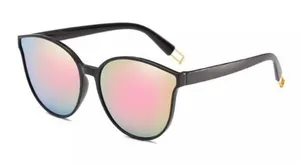 Cat‎ Eye Round Sunglasses for Women Men Retro Oversized Sun Glasses thumbnail 1